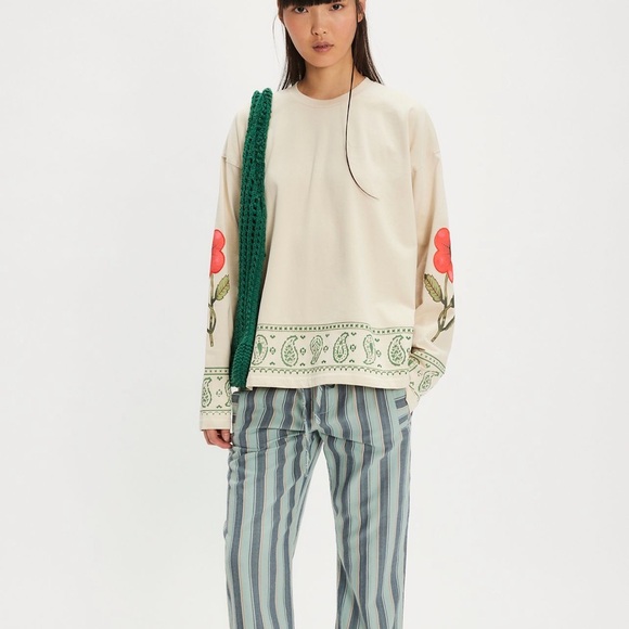 Free People FOUND Folklore Embroidered Long Sleeve Top - Picture 3 of 6